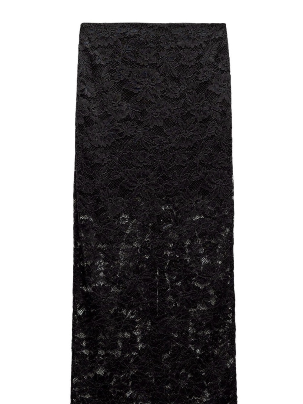 Zara Black Lace Midi Skirt - Women